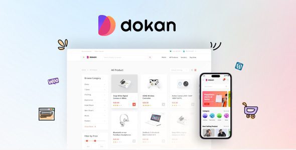 Dokan Pro and Booking 1.4.5 and Theme – Multivendor Marketplace Plugin for WordPress